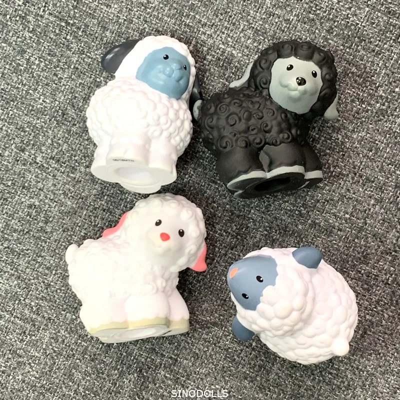 BIXE Fisher Lot маленькие 2-дюймовые мини-фигурки животных на ферме зоопарк Мультяшные