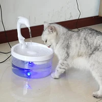 cat water fountain dog drinking bowl pet usb automatic water dispenser super quiet drinker auto feeder with led light for cats