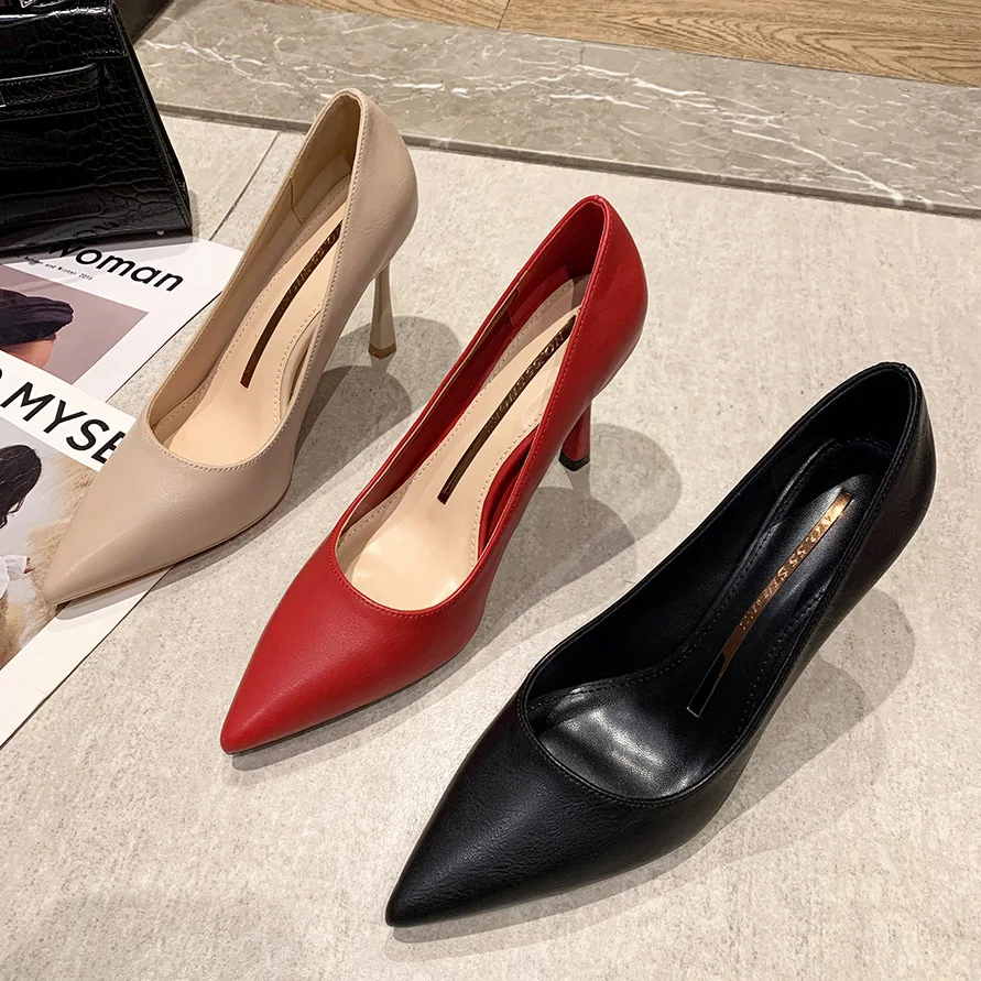 Женские туфли-лодочки на высоком каблуке 9 см | Обувь