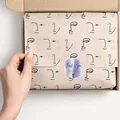 100-500pcs Rainbow Laser dziękuję naklejki 1 cal małe firmy naklejki etykiety samoprzylepne do butików akcesoria do pakowania