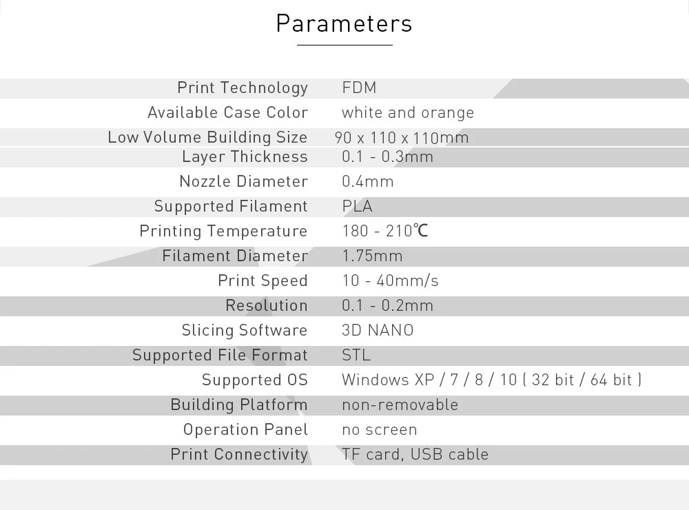 Easythreed NANO 3d принтер мини обучающий бытовой DIY Набор 3d принтер один ключ печатная машина для Ребенка Рождественский подарок
