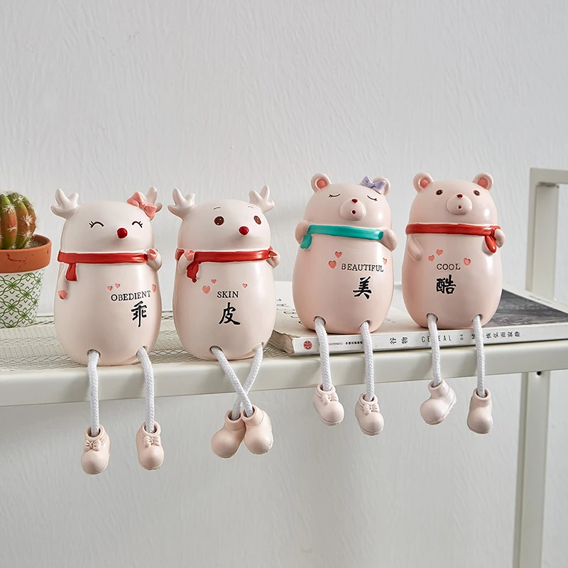 Креативная подвесная кукла в виде милых животных украшение для комнаты спальни