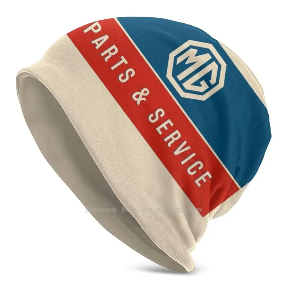 

Mg Parts & Service Stretch Beanie 3d DIY Print Cap Mg Parts Service Sign Garage Car Retro Classical English Sezario