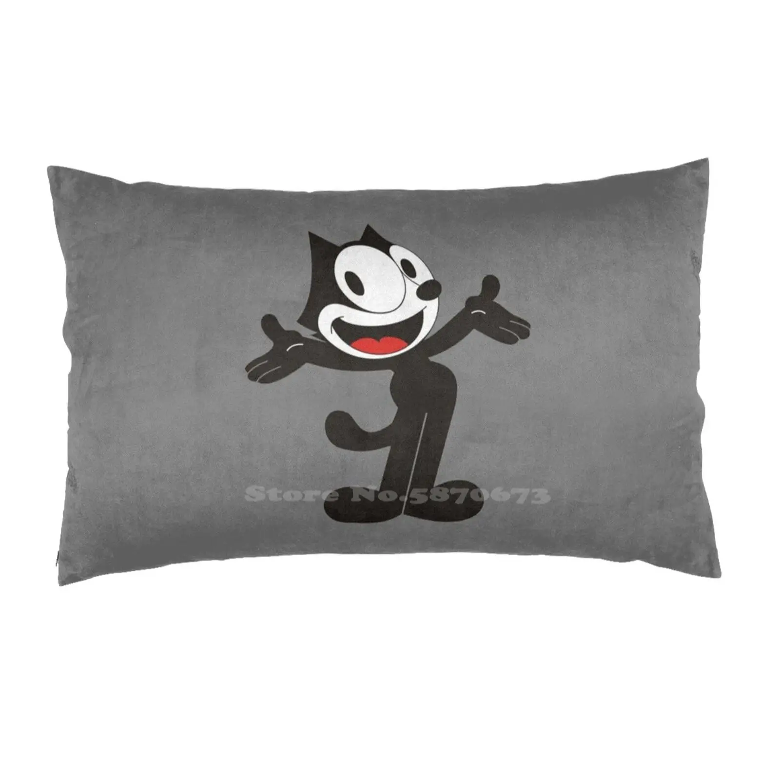 Комнатный декор прямоугольная наволочка кошка мультфильм анимация ретро винтаж