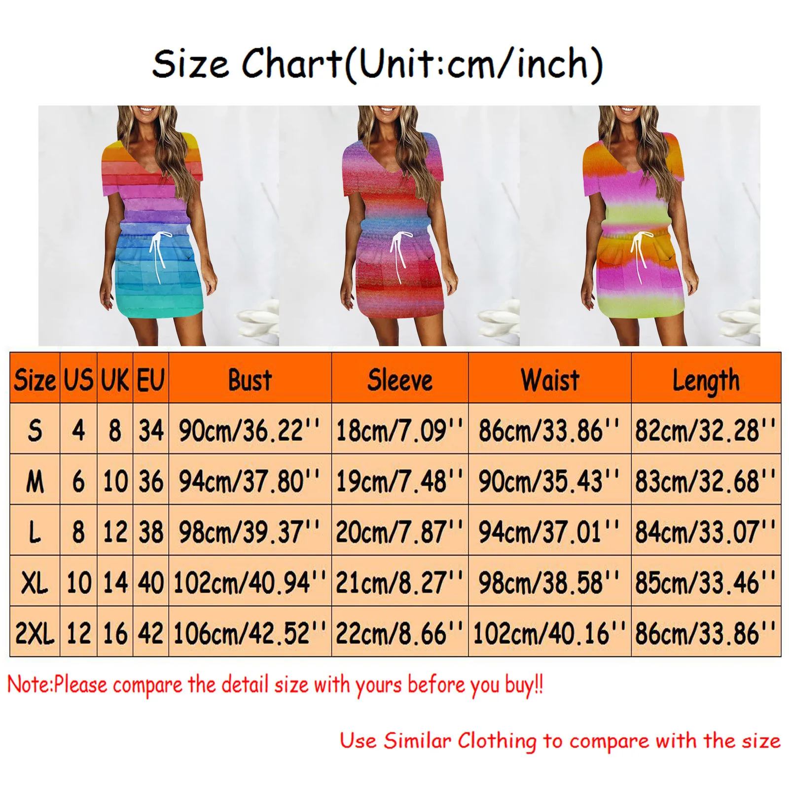 

Women Summer Dresses V-Neck Gradient Print Short Sleeve Strap Dress With Belt Backless Women Party Dress