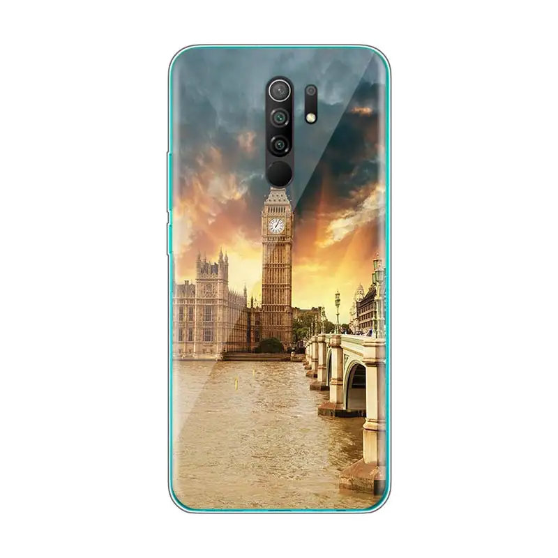 

Eiffel Tower London city For Xiaomi Redmi K30 Ultra K20 10X 9 9A 9C Go 8 8A 7 7A 6 6A 5 5A S2 4X Pro Plus Phone Case