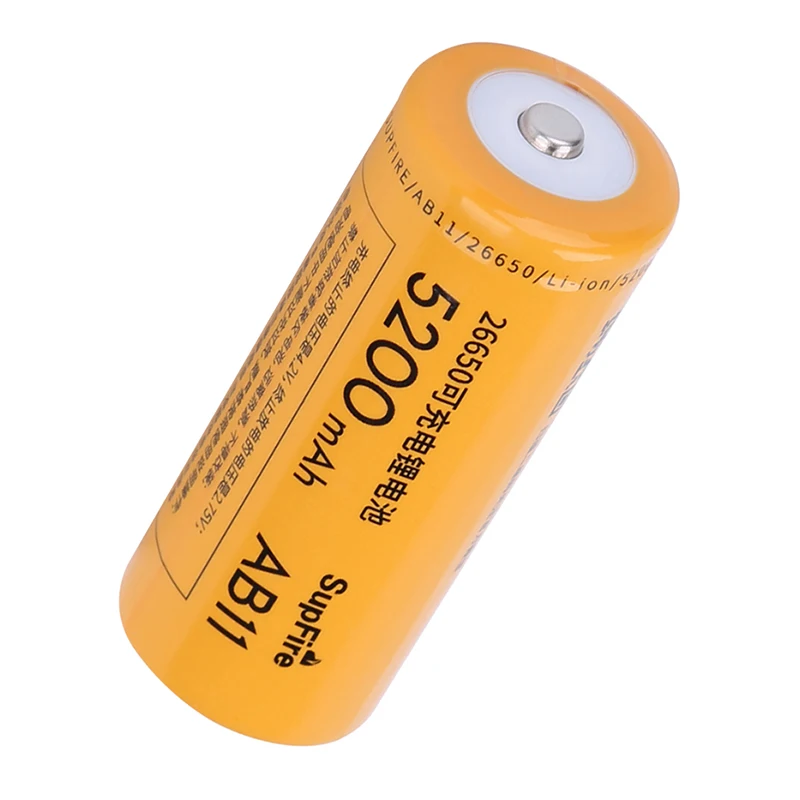 Supfire 26650 Battery 3.7V Li-ion 5200mAh Flashlight Rechargeable For Sofirn Convoy Nitecore Fenix Nicron Flash Light | Освещение