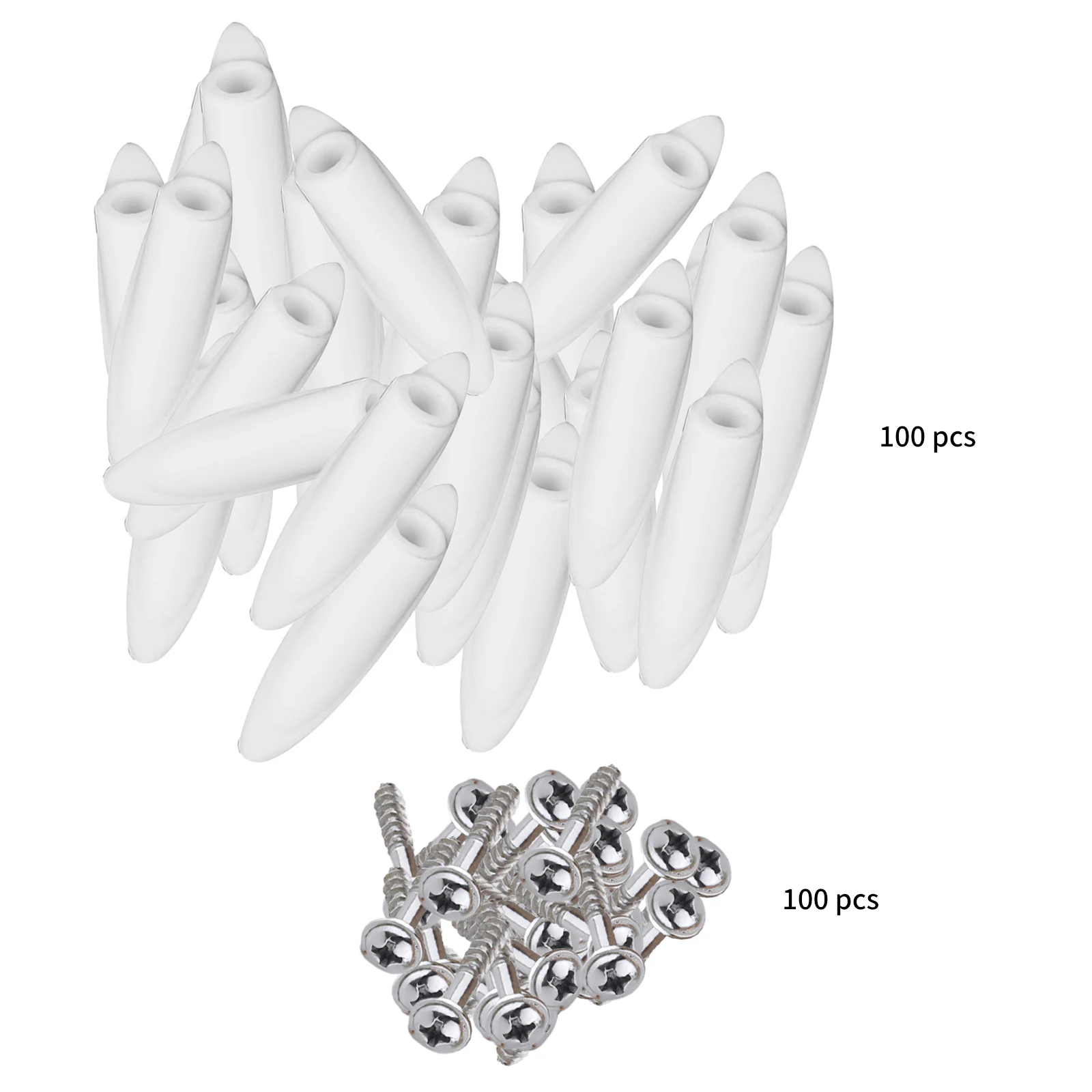 Заглушка пластиковая с наклонным отверстием 100 шт. набор крышек для нарезающих