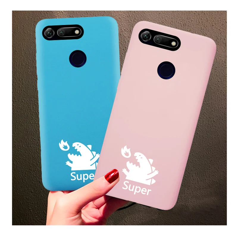 Супер милый чехол для huawei Honor 20 10 9 Lite Note V20 V10 V9 V8 силиконовый телефона мягкий