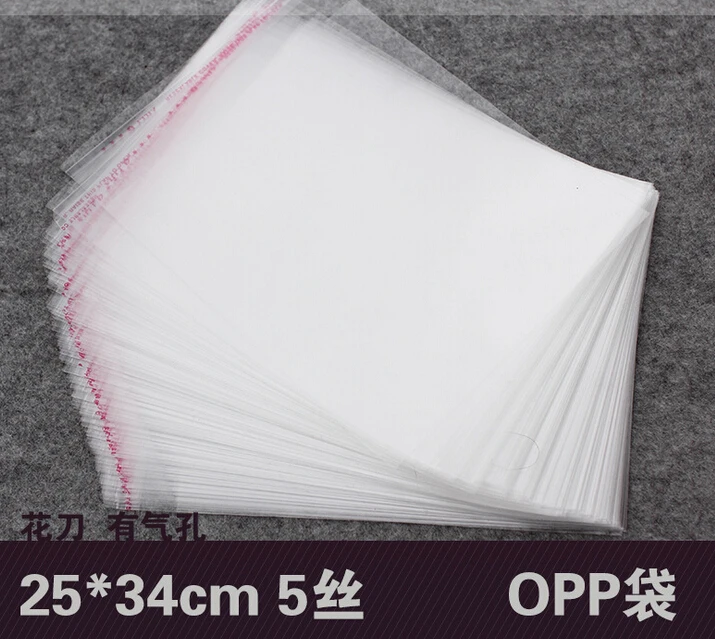 

Transparent opp bag with self adhesive seal packing plastic bags clear package plastic opp bag for gift OP01 100pcs/lots