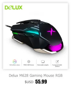 Delux M618 беспроводная Вертикальная мышь эргономичная оптическая Mause портативная компьютерная мышь для Xiaomi ноутбук ПК ноутбук Macbook Air Pro