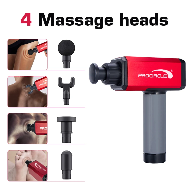 Массажный пистолет для спортсменов профессиональный ручной массажер глубоких