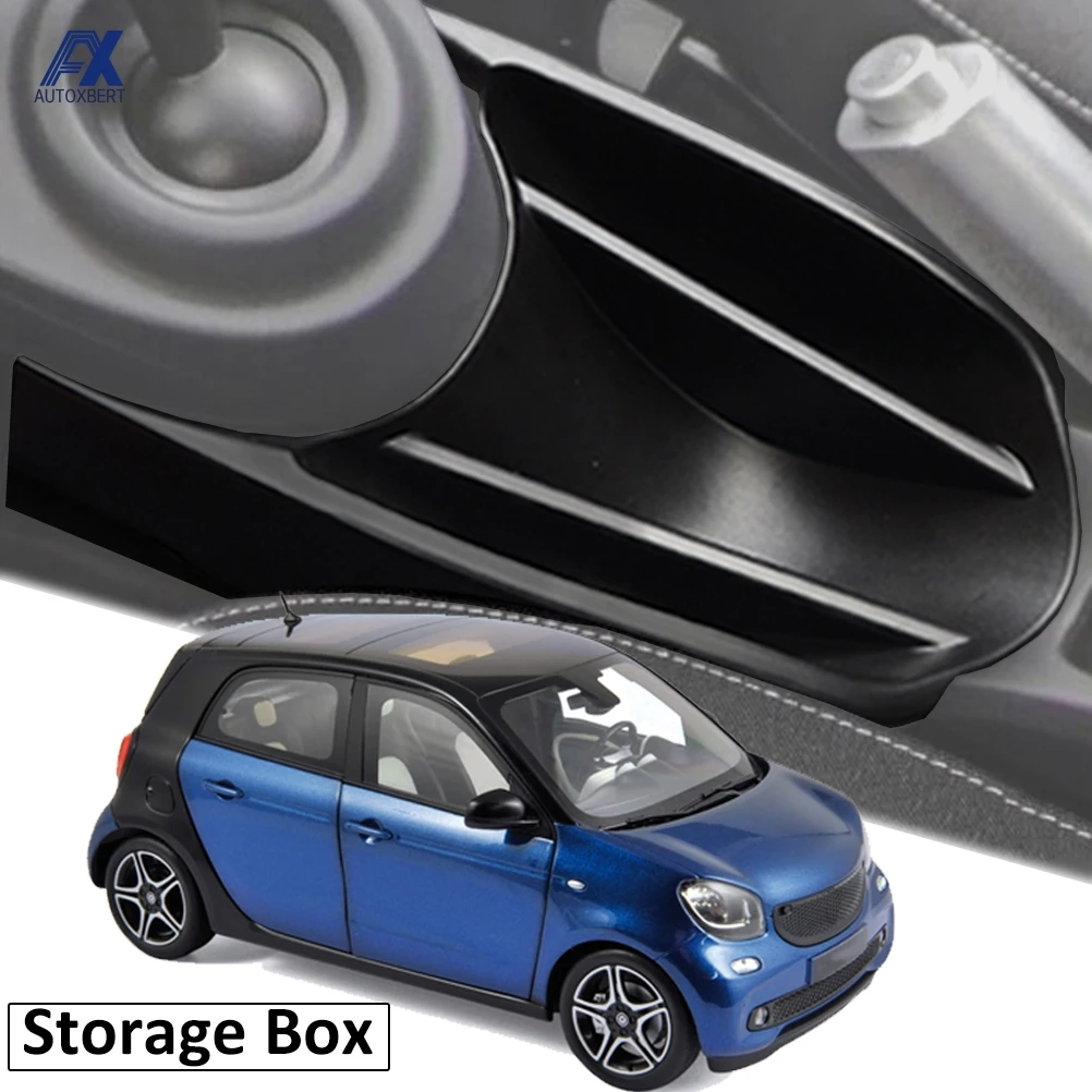 

Для Benz Smart 453 Fortwo Forfour 2016 2017 2018 2019 автомобильный подлокотник центр коробка для хранения Контейнер перчатка Авто Органайзер аксессуары
