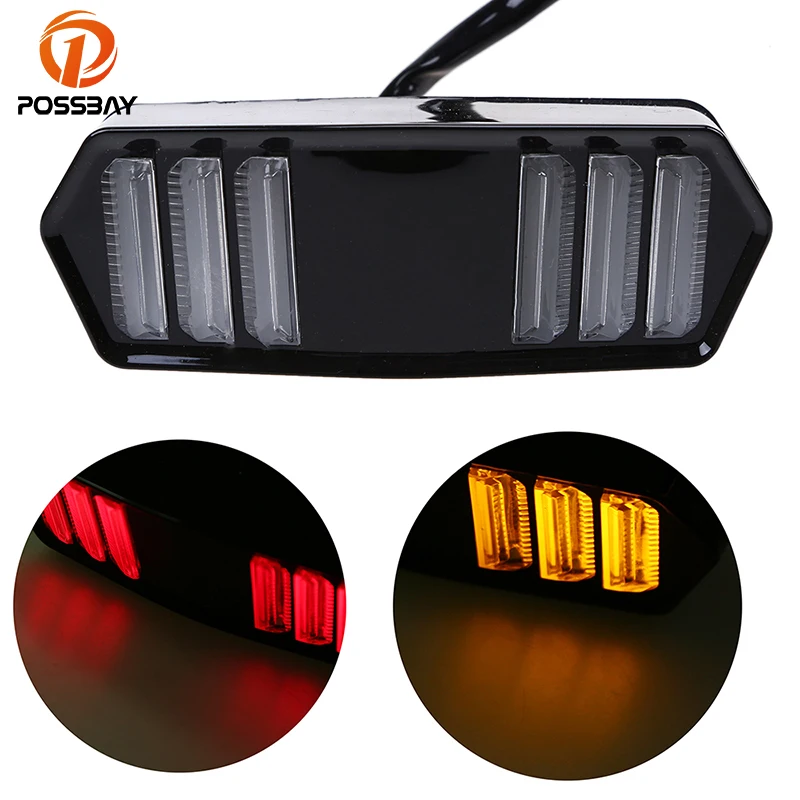 Задний фонарь POSSBAY для мотоцикла сигнал поворота стоп Honda MSX125 CBR650F CTX700 CTX700N|light
