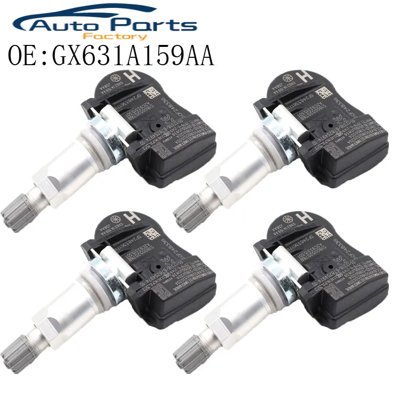 4 шт. новый датчик давления в шинах TPMS для LAND ROVER JAGUAR 433 МГц GX631A159AA GX631 A159AA|Датчик