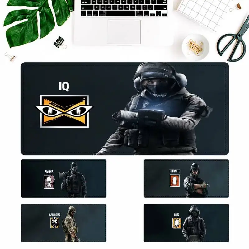 

Vintage Rainbow Six Siege Mouse Pad Laptop PC Computer Mause Pad Desk Mat For Big Gaming Mouse Mat For Overwatch/CS GO
