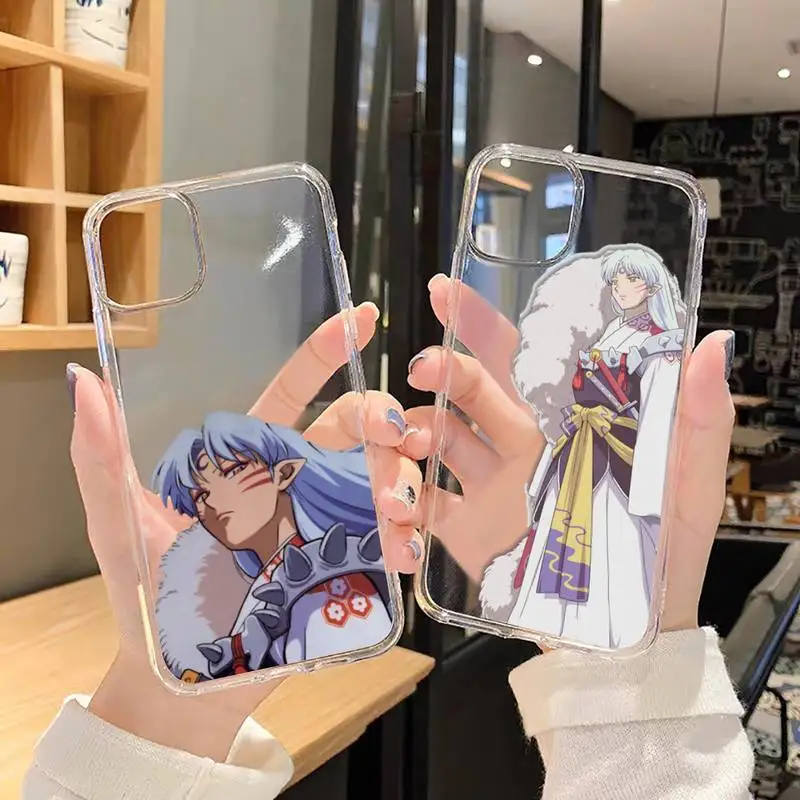 

Anime inuyasha Phone Case Transparent soft For iphone 5 5s 5c se 6 6s 7 8 11 12 plus mini x xs xr pro max