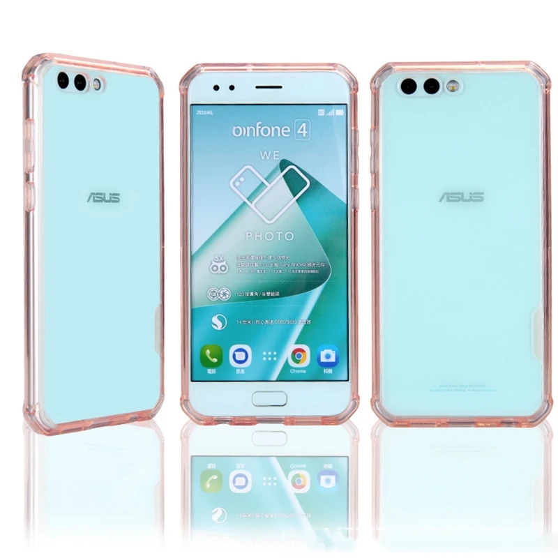 Чехол для Asus Zenfone 4 ZE554KLCase 5 дюйма Z01KD Z01KDA Z01KS акриловый противоударный силиконовый