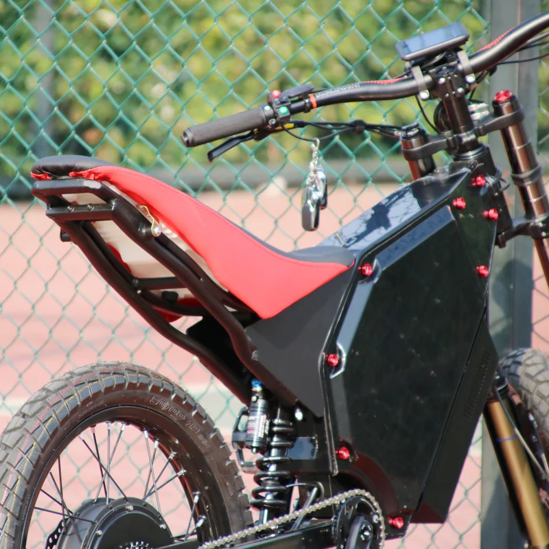 Высокомощный электровелосипед 5000 Вт с двойной подвеской большой радиус действия