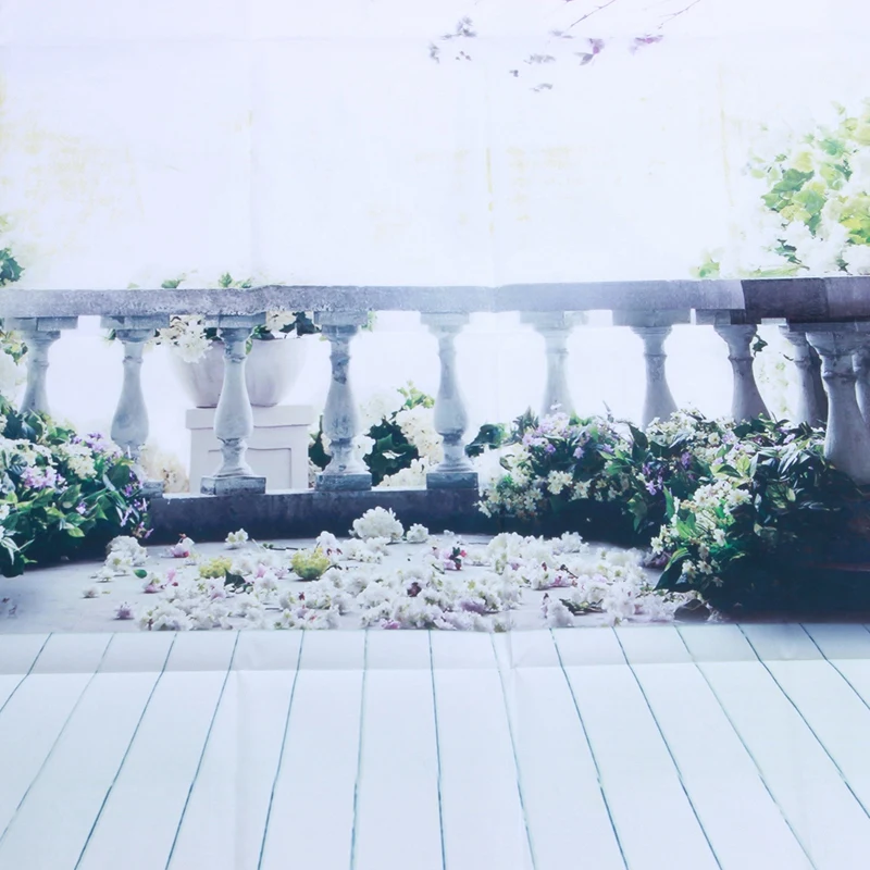 Фон для студийной фотосъемки с изображением цветов деревьев сада лофта 150x220