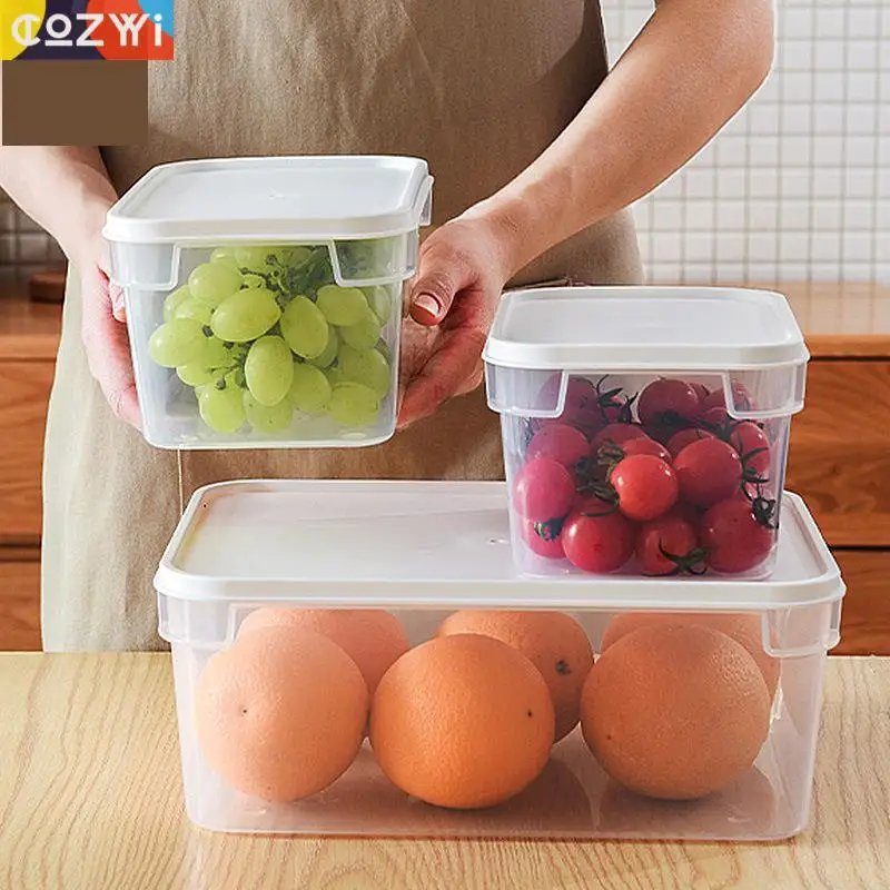 Прозрачный контейнер для еды с высокой крышкой 3/4 шт. подходит полипропиленового