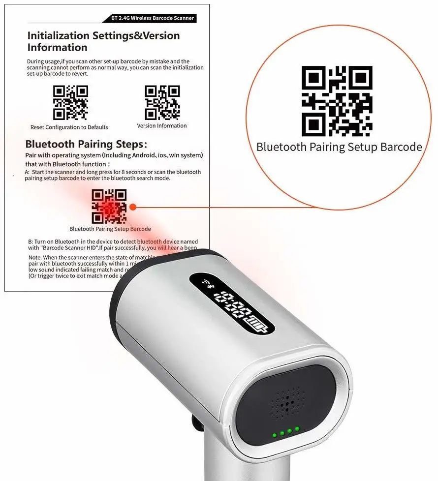 ISSYZONEPOS сканер штрих-кодов беспроводной проводной 1D 2D изображения Портативный Bluetooth сканер считыватель штрих-кодов qr-кодов поддержка матрицы данных PD417