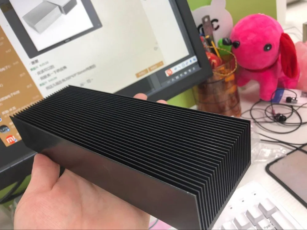 Горячий-большой алюминиевый радиатор охлаждения ребра для IC LED усилитель мощности