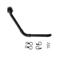 plastic snorkel exhaust pipe for 110 rc crawler traxxas trx4 trx 4 defender d90 d110 body shell parts