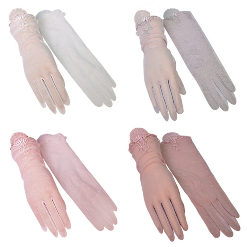 Перчатки для велоспорта с защитой от УФ лучей короткие Нескользящие дышащие