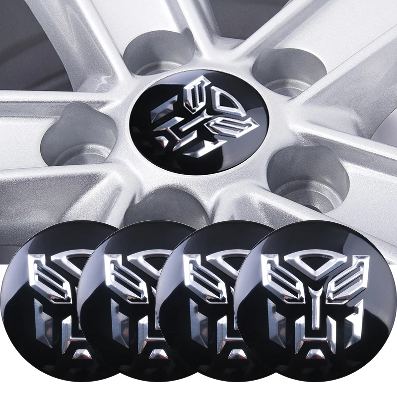 4 шт. автомобильные Мужские Трансформеры шины центральный стикер колпачок