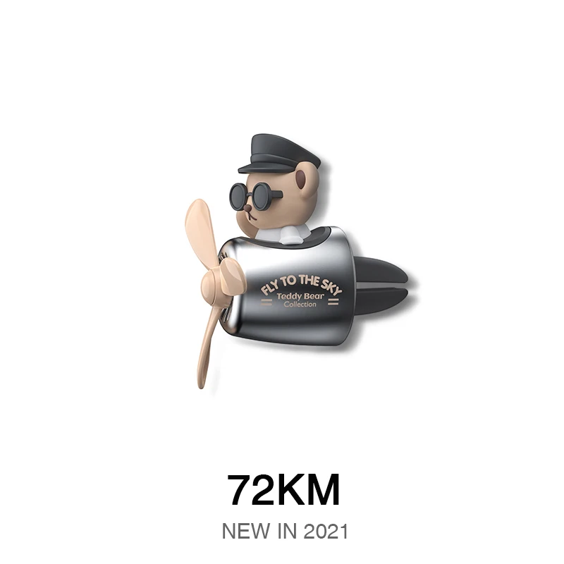 Плюшевый мишка автомобильный освежитель воздуха автоматический на молнии Wrong