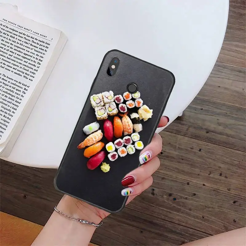 

cuisine sushi Phone Case For Xiaomi Redmi 4x 5 plus 6A 7 7A 8 mi8 8lite 9 note 4 5 7 8 pro