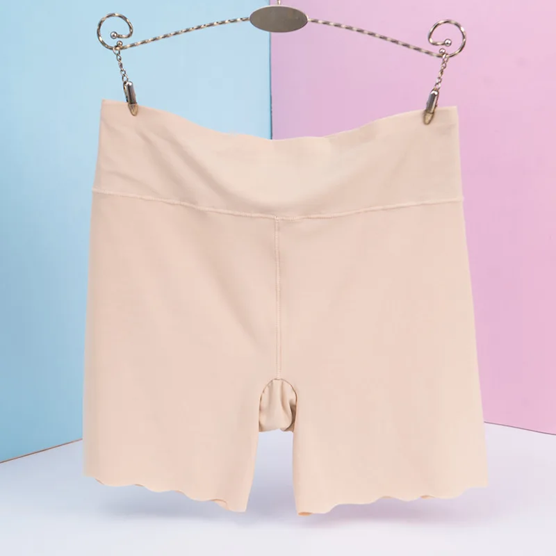 

Summer Seamless Women Boyshorts Pants Women's Stretch Shorts Butt Lifter Mid-Length Safety Briefs Safety Underwear Woman Brief