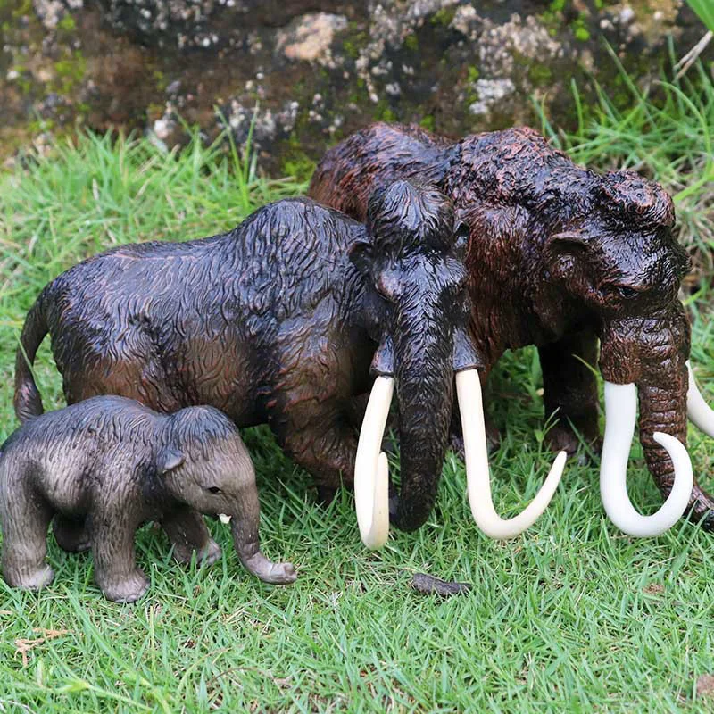 Big Mammoth Elephant Animal Figure Collectible Toys Wild Action Figures Kids Plastic Cement | Игрушки и хобби