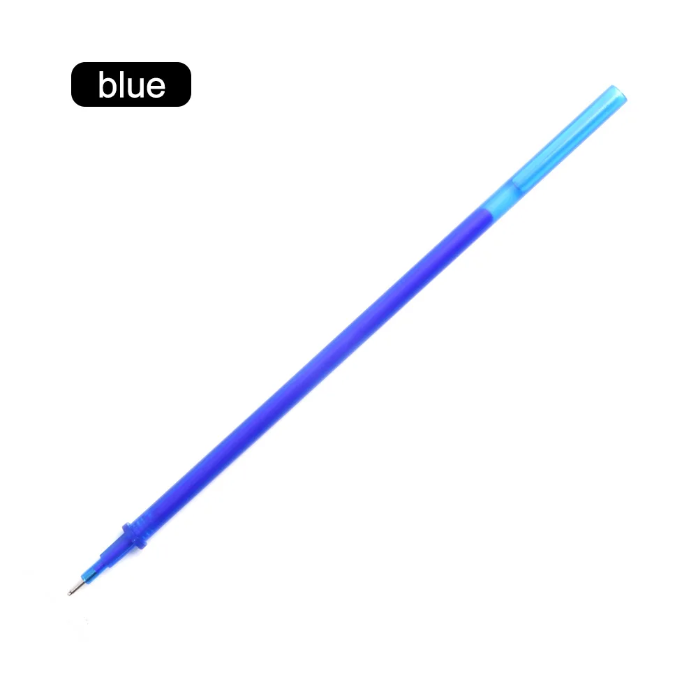 30 pcs blue Umitive 30 шт./компл. стержень со стираемыми чернилами гелевая ручка 0,5 мм синего цвета с черными чернилами школьные канцелярские инструмент для письма - Цвет: 30 pcs blue