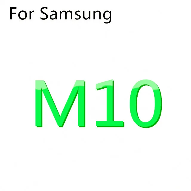 For M10 Жидкостный Мягкий силиконовый чехол для телефона для Samsung Galaxy S8 S9 S10 плюс S7 край J4 J6 J8 A6 A7 A8 A9 J3 J5 J7 A3 A5 A7 - Цвет: For M10