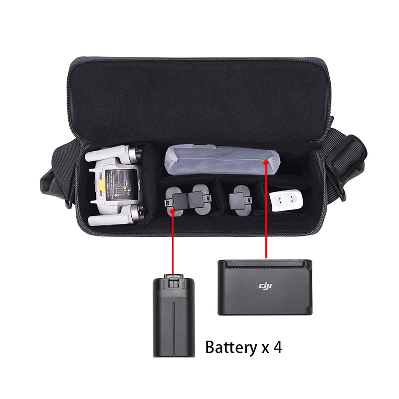 Оригинальная Водонепроницаемая Портативная сумка для хранения DJI Mavic Mini через