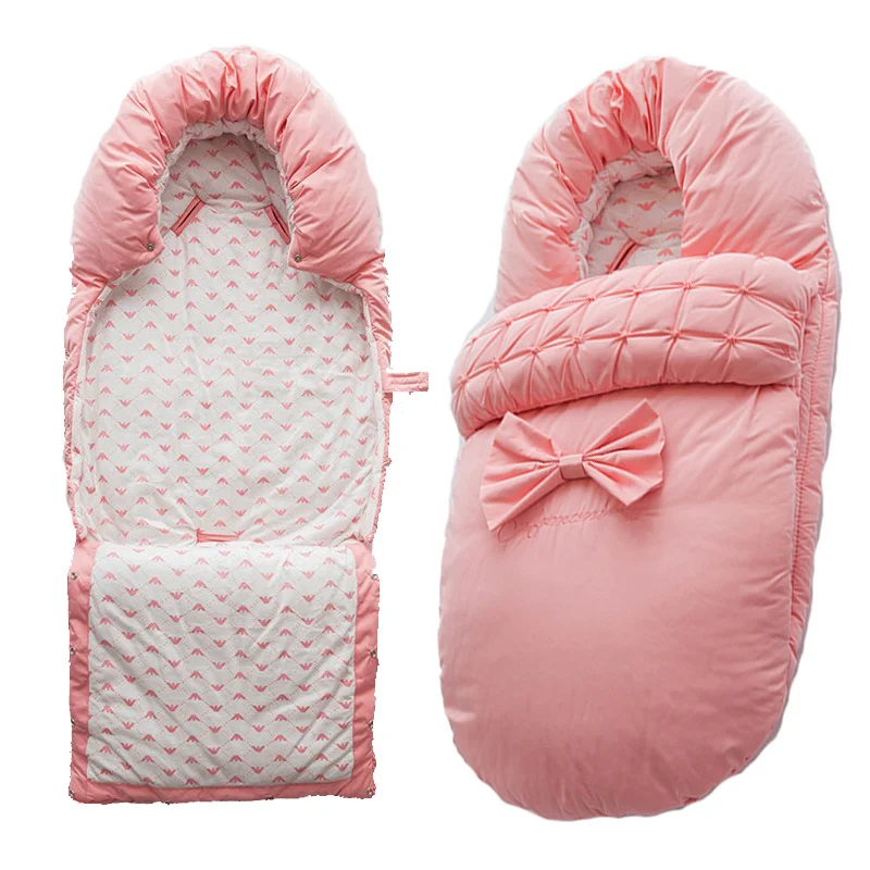

Зимний теплый спальный мешок, конверт для новорожденных, Пеленальное Одеяло, Детские спальные мешки, постельное белье для малышей на коляск...