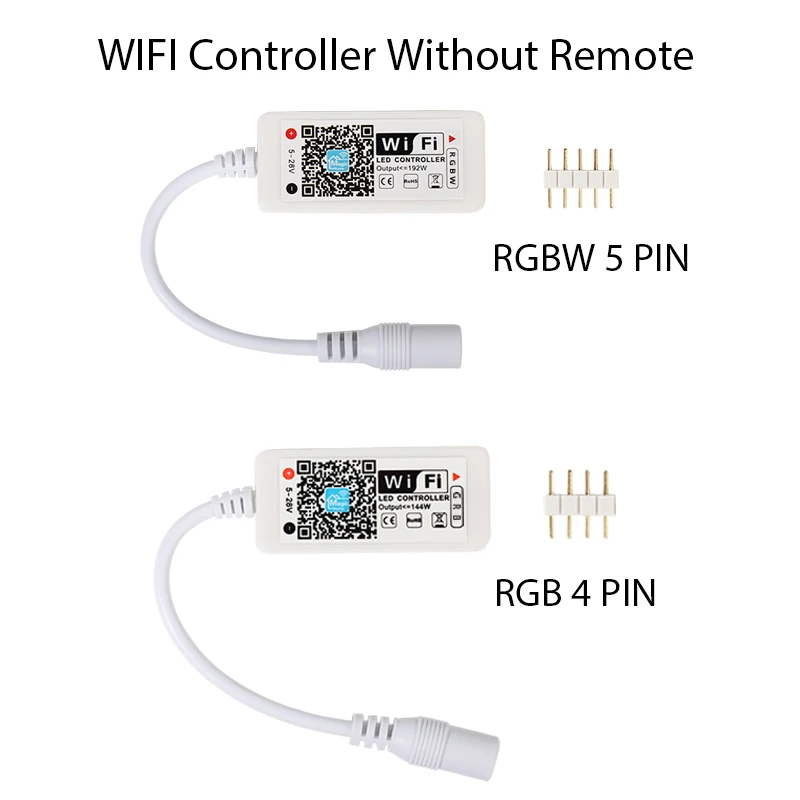 DC5-24V беспроводной wifi светодиодный RGB контроллер RGBW контроллер ИК/РЧ пульт дистанционного управления IOS/Android для светодиодной ленты RGB RGBW RGBWW