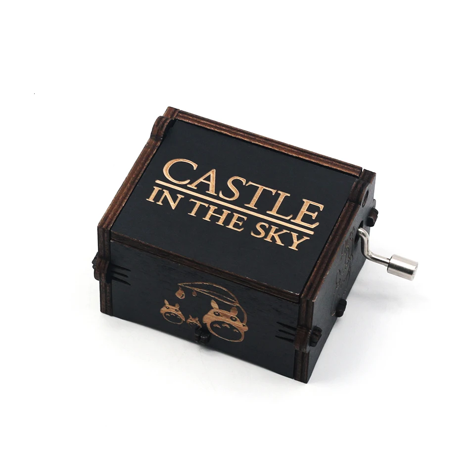Castle In The Sky Игра престолов Звездные войны Музыкальная шкатулка деревянная музыкальная шкатулка подарок на день рождения старинная резная деревянная ручка музыкальный бокс