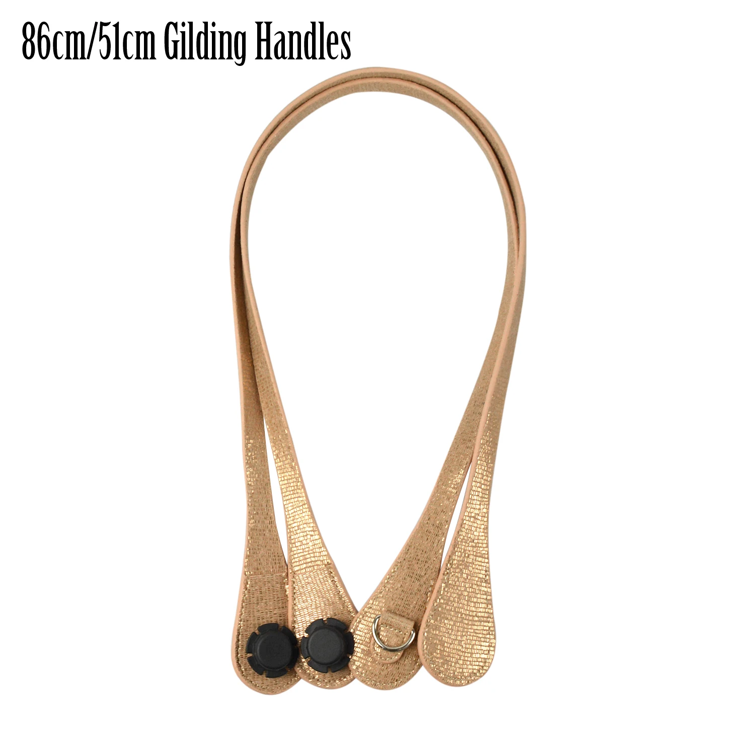 Новинка позолоченные тонкие ручки 51 см 86 края живопись D пряжка каплевидный конец