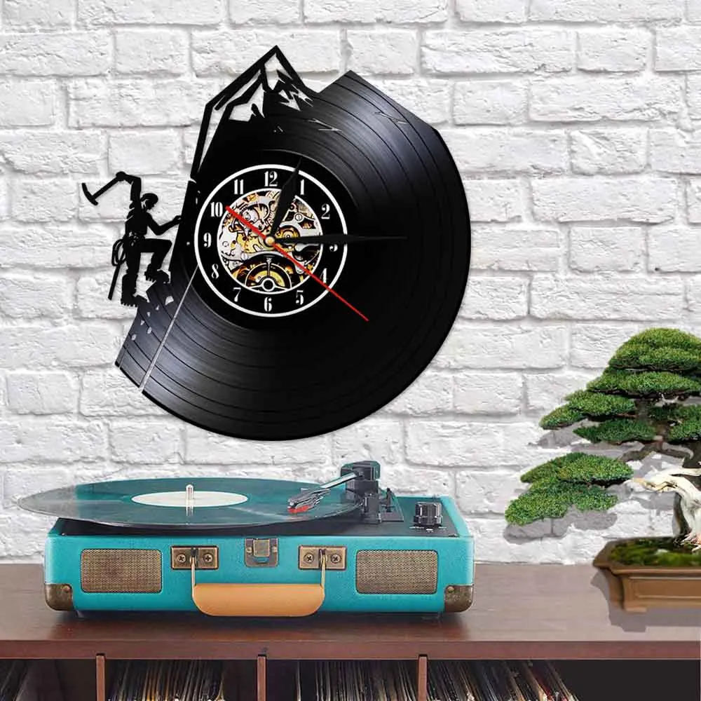 Настенные часы для скалолазания виниловые дизайнерские художественные