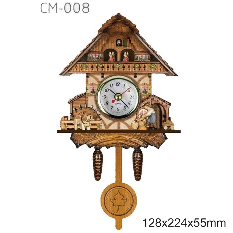 Настенные часы ADEWEL с деревянным кукушкой 1 шт. | Дом и сад