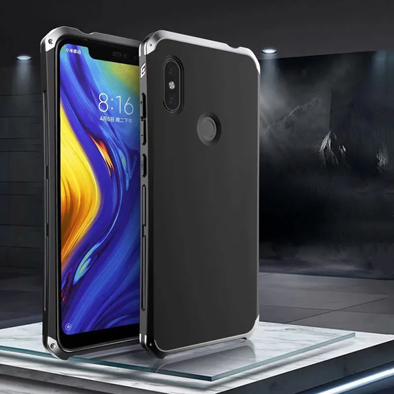 Роскошный бронированный чехол для Xiaomi Redmi Note 7 Pro Чехол Note6 Алюминиевый металлический бампер жесткий ТПУ задняя крышка для Xiaomi 8 SE чехол