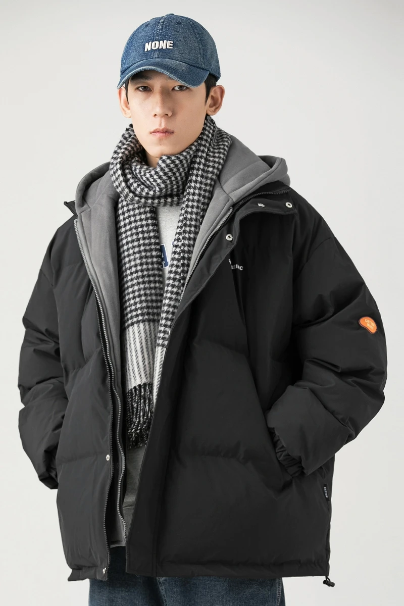 

Winter Solid Color Bread Coat Cotton-padded Jacket Men's New Cotton-padded Jacket Tide Trend Handsome Warm Cotton Jacke
