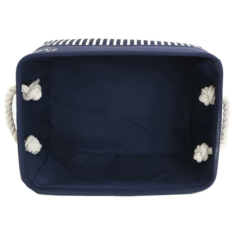 Тканевая морская корзина для хранения складные ящики холста контейнеры