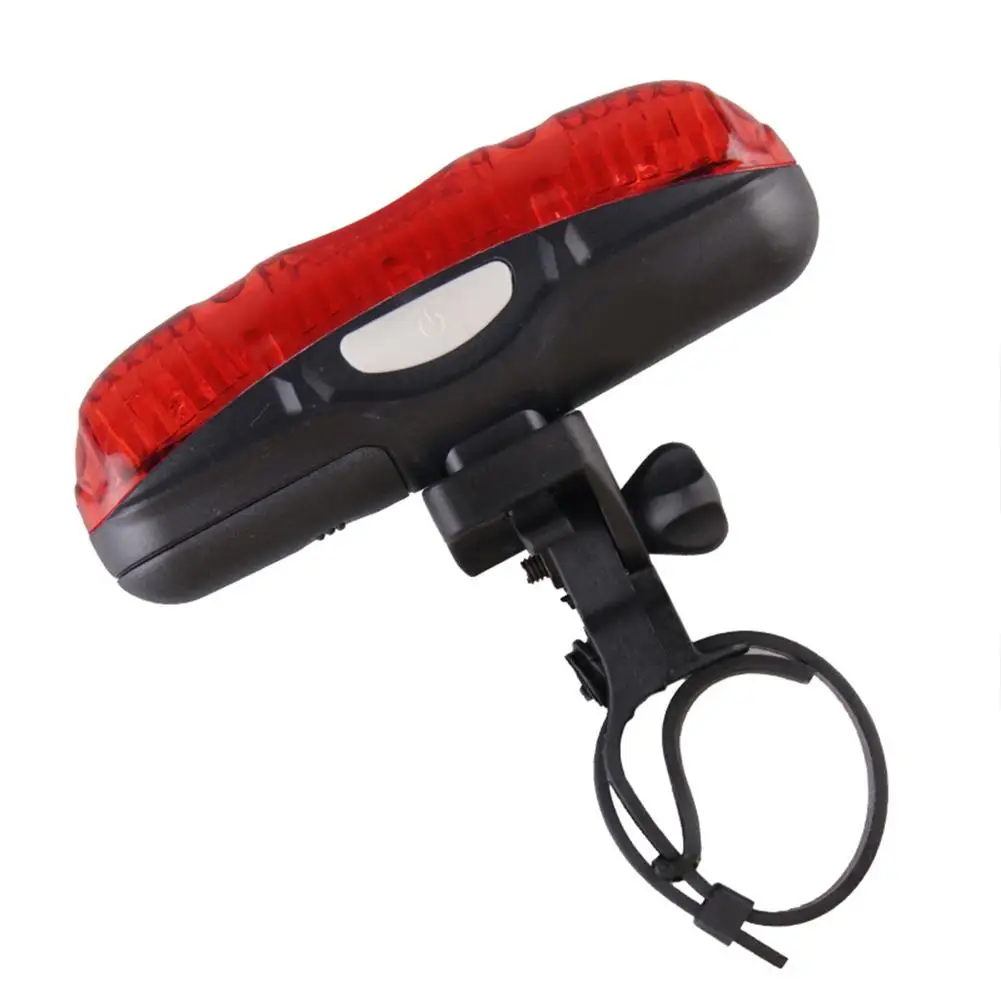 

Bike Bicycle Tail Light Bike Warning Lamp 5 LED Taillight Adjustable Base Caution Safety Light Lamp Bike Cycling Accessories