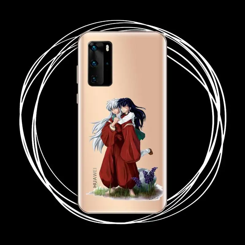 

Inuyasha Phone Case Transparent for Huawei P20 P30 P40 lite pro P smart 2019 honor 8x 10i