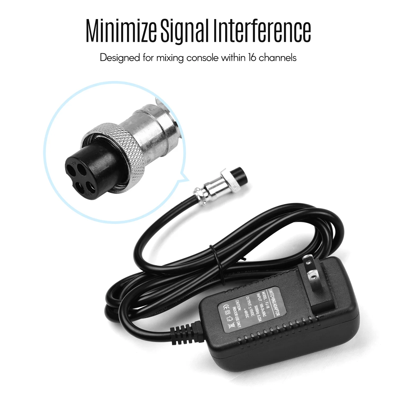 Блок питания для смешивания консольный микшер адаптер переменного тока 15 в 230 мА