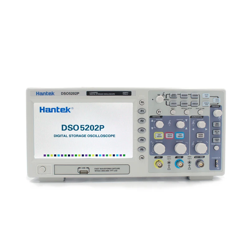 Osciloscopio Hantek DSO5202P цифровой осциллограф Портативный 200 МГц полоса пропускания 2